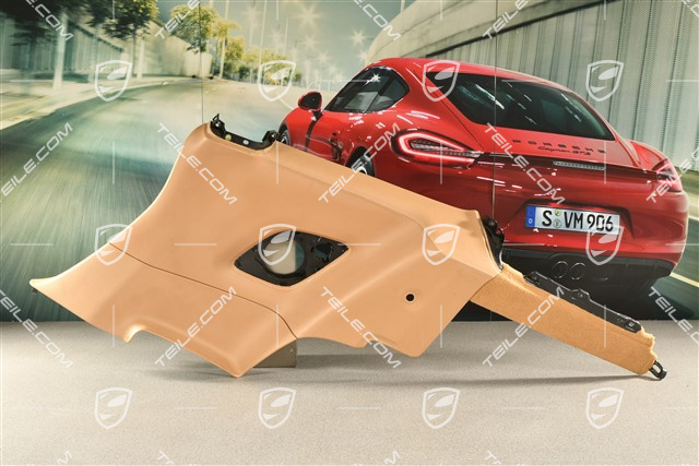 Coupe, Seitenwandverkleidung, hinten, Leder, Luxorbeige, R