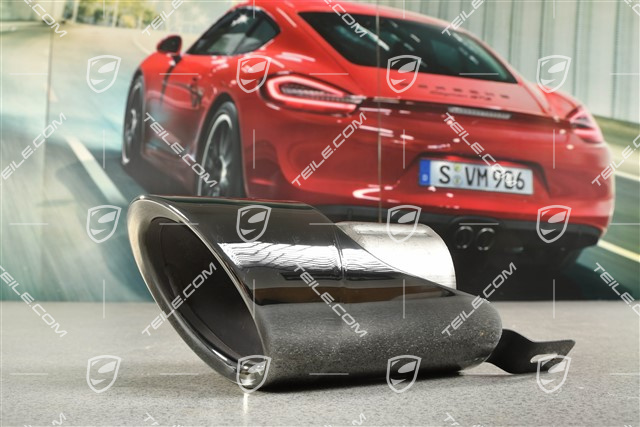 Końcówka sportowego układu wydechowego, wewnętrzna, czarna, R