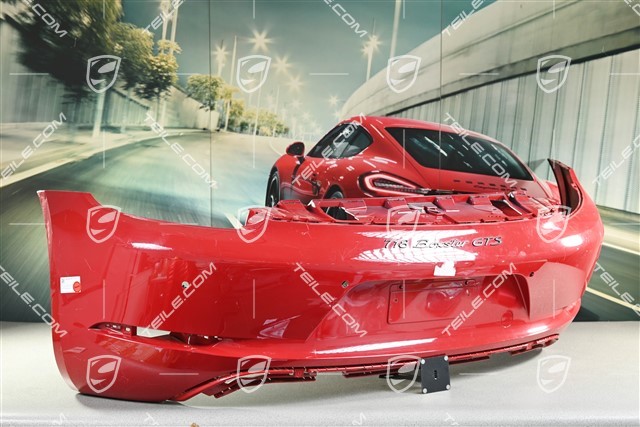 GTS 4,0L / Cayman GT4 / Boxster Spyder, Stoßstange hinten, PDC / Rückfahrkamera