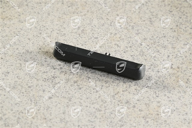 Dashboard trim moulding, LHD, centre, Black grey, L