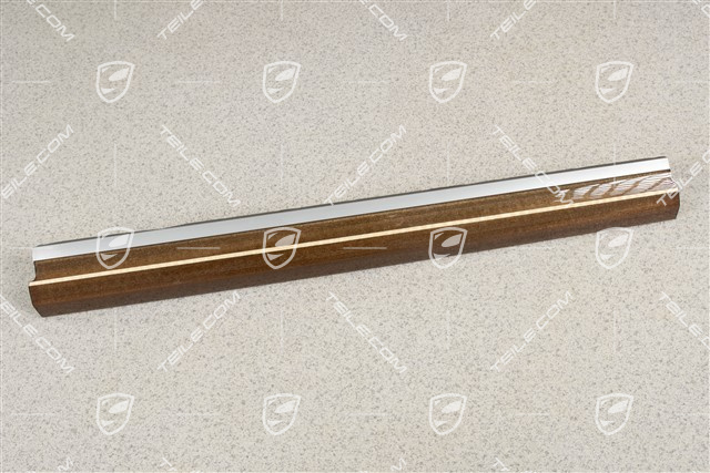 Dashboard trim / moulding, Passanger's side, Mahogany Yachting
