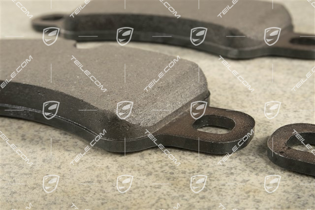 Klocki hamulcowe przednie, Czarne zaciski, L+R