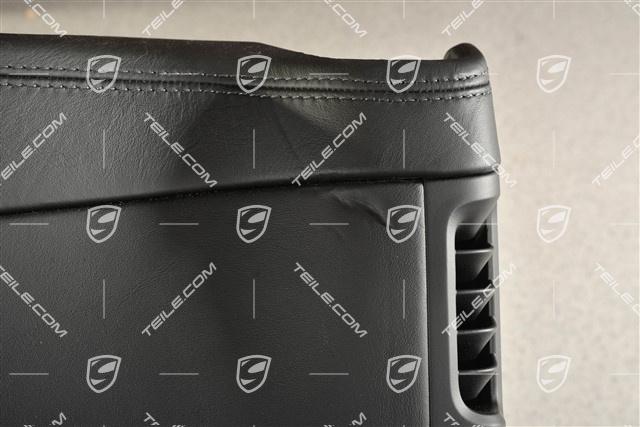 Dashboard trim / dashboard, leather, black, slightly damaged (see pictures)