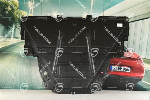 Coupe, Underbody trim / cover, rear