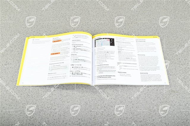 Cayenne E3 9Y0 II (Facelift) Driver's Manual - Handbuch/Bedienungsanleitung, Englisch