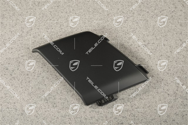 Air inlet / duct / guide cover, lateral, Black matte, GTS / Sport Design Package, L