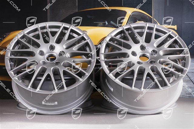 20" Komplet felg RS Spyder, 9J x 20 ET57, srebro dekoracyjne/tytan