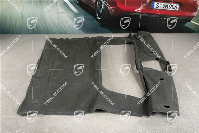 Dachverkleidung, coupé mit Schiebedach, Alcantara, schwarz