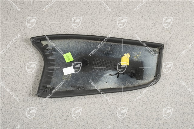 Centre console / tunnel cover, Leather, Lateral, Black, Coupe/ Targa, R