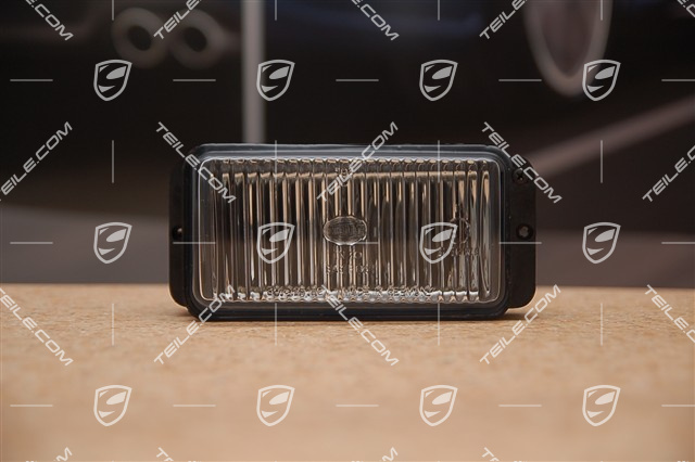 Szkło reflektora przeciwmgielnego (halogen), białe, L