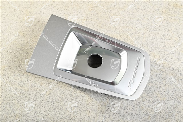 Cover shift gate, Tiptronic/PDK, Galvano silver