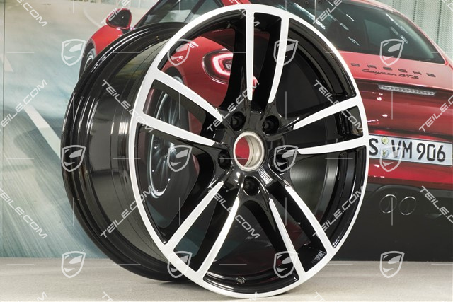 20-inch wheel rim, Cayenne Sport, 10,5J x 20 ET55, black high gloss