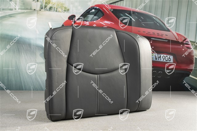 Notsitzrueckenlehne, Cabrio, Leder, Schwarz, R