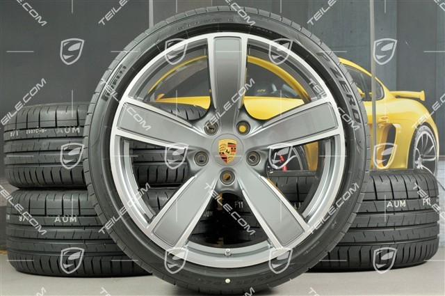 20" Carrera Sport, koła letnie, komplet, felgi 8,5J x 20 ET49 + 11,5J x 20 ET76 + opony letnie 245/35 R20 + 305/30 R20