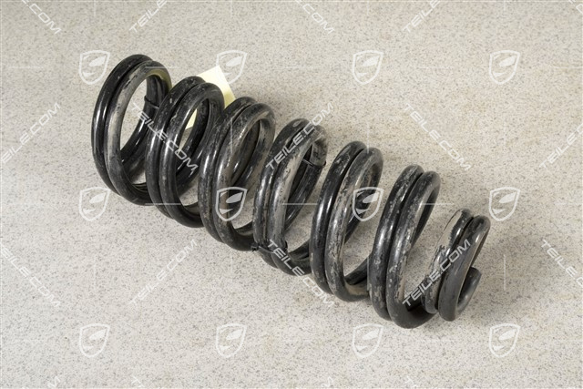 Schraubenfeder, HA, Coupe, 6 Gang Schaltergetriebe, Braun/Weiss