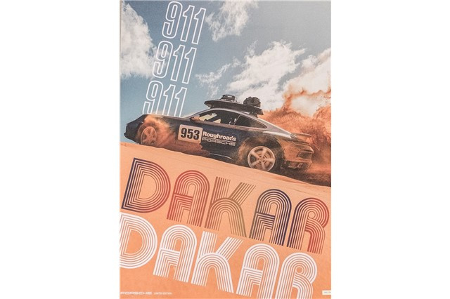 3 Poster-Set – 911 Dakar