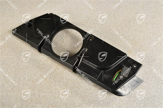 Speaker retaining frame, passengers door, R