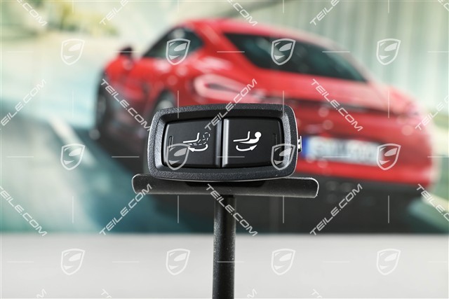 Tow hitch switch, black matte