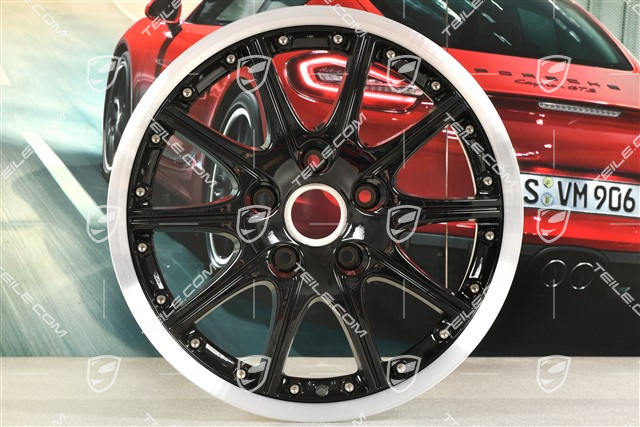 18" Felga GT3 Sport Design, 8J x 18 ET52, czarny wysoki połysk