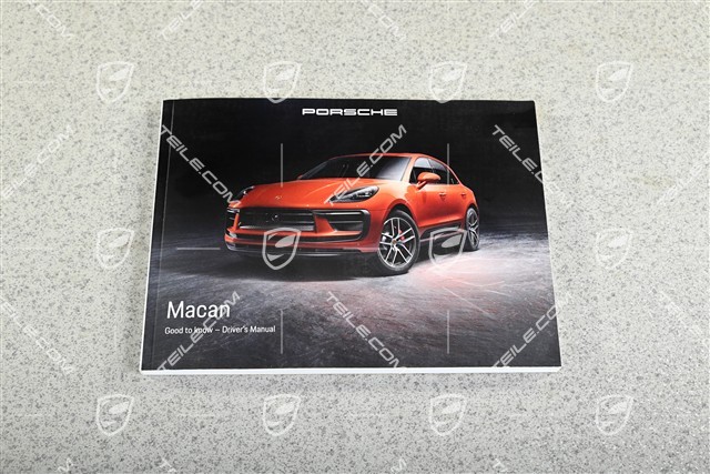 Bedienungsanleitung Macan, Stand 06/2024, Sprache: Englisch