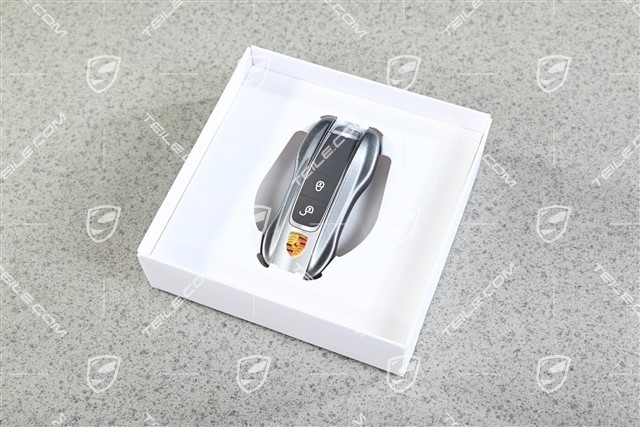 Vehicle key side faces / Key cap, Painted / lacquered, set Vanadiumgrey metallic