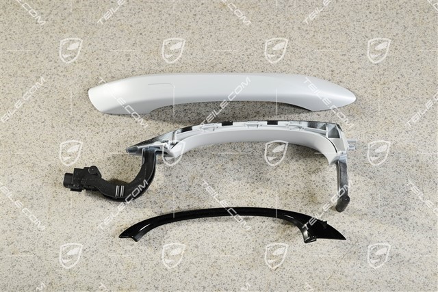 Klamka, system bezkluczykowy, pakiet aluminium, R