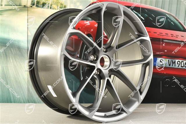 22" Felgensatz GT, 10J x 22 ET48 + 11,5J x 22 ET52, Vesuvgrau
