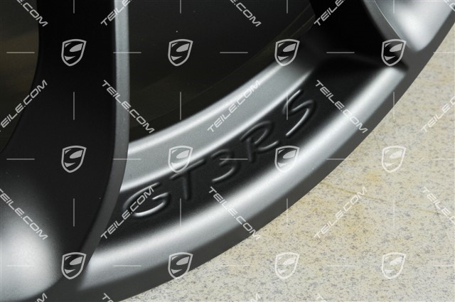 21-inch wheel GT3RS, with GT3RS logo, 12,5J x 21 ET48, black mat