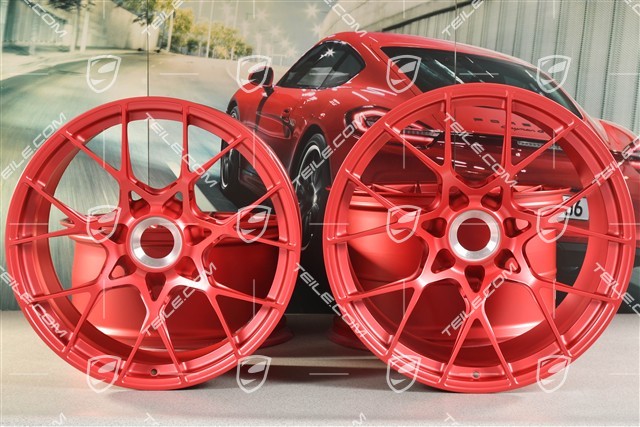 20"+21" GT3RS Felgen Satz, 10J x 20 ET45 + 13J x 21 ET31, Pyrored