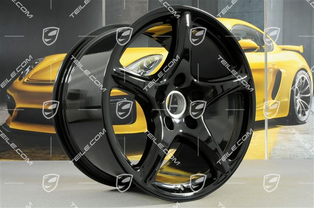 19" Felge "Carrera Classic", 11J x 19 ET51, schwarz hochglanz
