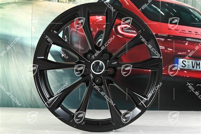 19"-inch alloy wheel set Macan Design, 8,5J x 19 ET21 + 9J x 19 ET21, black satin-matt
