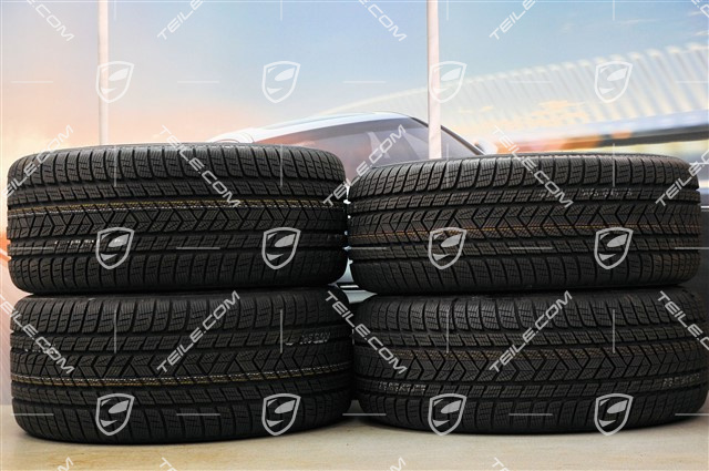 20" "RS Spyder Design" Winterräder Satz, Felgen 9J x 20 ET26 + 10J x 20 ET19 + NEUE Pirelli Winterreifen 265/45 R20 + 295/40 R20, mit RDK-Sensoren