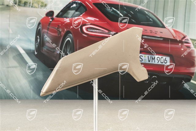 Mittelkonsole, Blende seitlich, Leder, Tartufo, hell, L