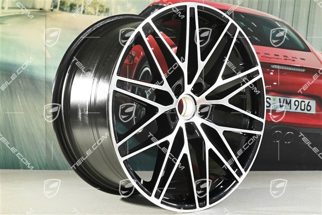 22-inch RS Spyder Design, wheel rim, rear, 11,5J x 22 ET52, black high gloss