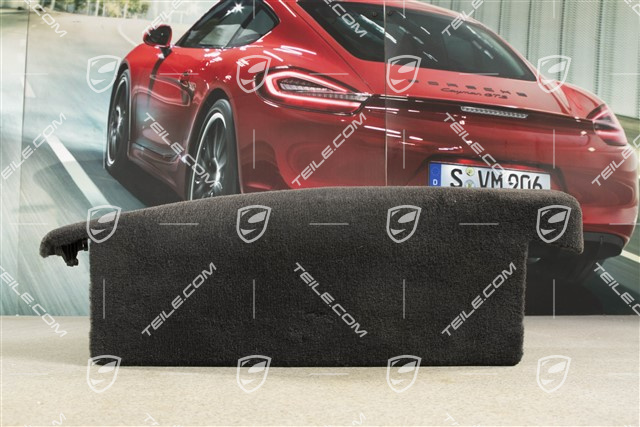 Trim, Seat frame, Tufted velour, Black, L