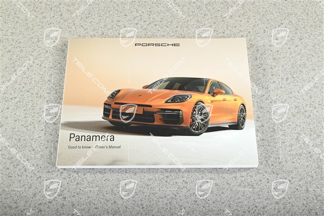 Panamera G3 976 Driver's Manual - Podręcznik/instrukcja obsługi, angielski