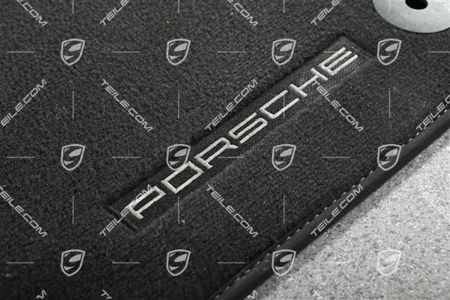 Fußmatten Satz, 4 Teile, schwarz