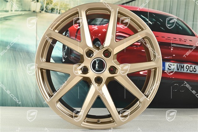 21-inch Panamera Sport Design wheel rim set, 9,5J x 21 ET71 + 11.5J x 21 ET69, neodyme