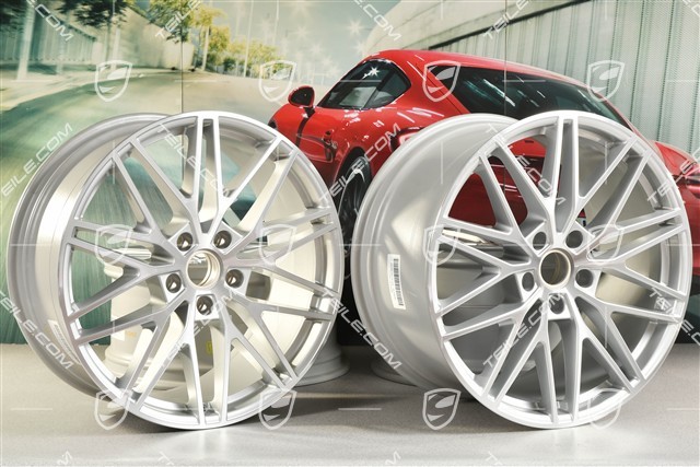 21" Komplet felg Cayenne RS Spyder Design, 11J x 21 ET49 + 9,5J x 21 ET46