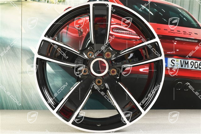 20" Felge Carrera Sport, 10,5J x 20 ET47, schwarz hochglanz