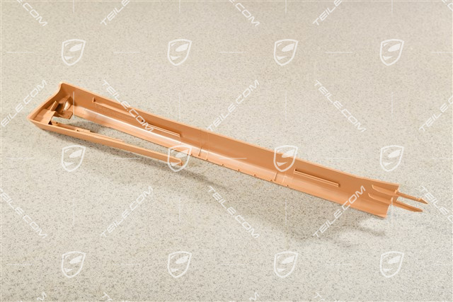 Abdeckung, Abdeckschiene für Vordersitz, Vorne, Sandbeige, L