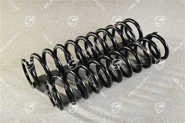 Schraubenfeder, HA, KENN - Orange, C2 / C4