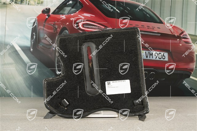 Bodenbrett Belag, Tiptronic, Schwarz, L