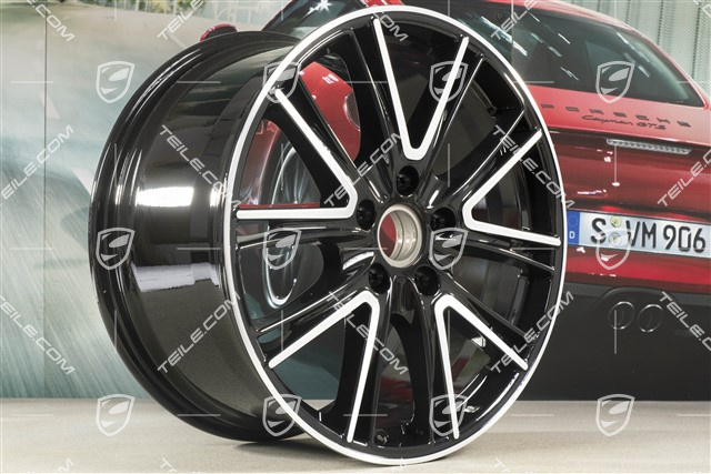 20" Felge Exclusive Design, 10,5J x 20 ET71, für Winterbetrieb, schwarz hochglanz