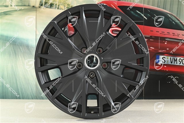 20-inch Turbo S Aero Design wheel rim set, 9J x 20 ET54 + 11J x 20 ET60, in anthracite grey