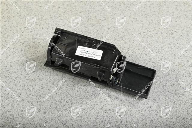 Ashtray, black, slightly damaged