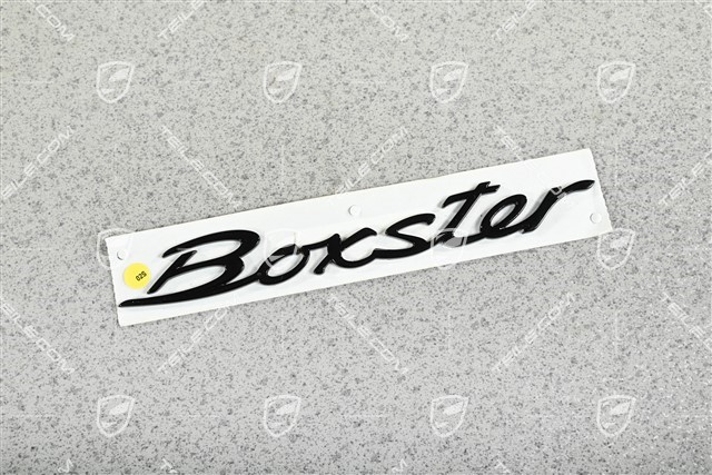 Schriftzug Dekorschriftzug Boxster, Hochglanz Schwarz