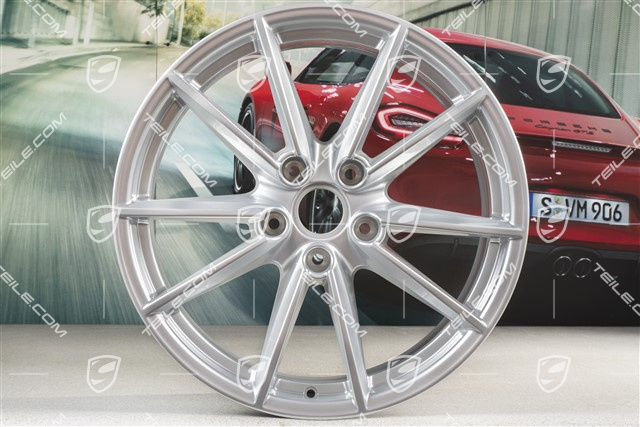 20-inch wheel rim Carrera S, 8,5J x 20 ET53, brilliant chrome finish