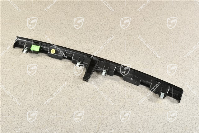 Rear lid / tailgate panel with Badge / Emblem PORSCHE in Black