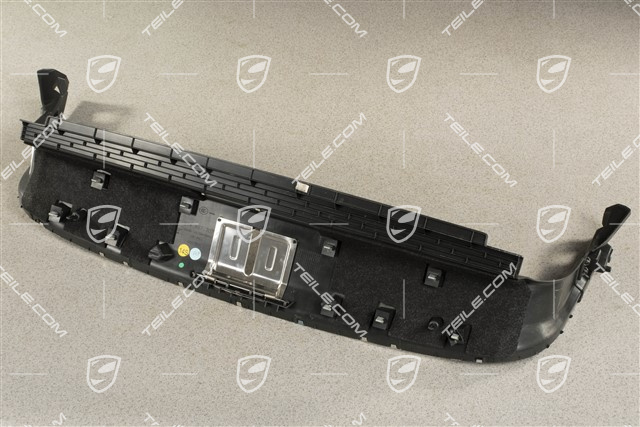 Sport Turismo, Osłona zamka klapy / pokrywy bagażnika, czarna, Stal nierdzewna